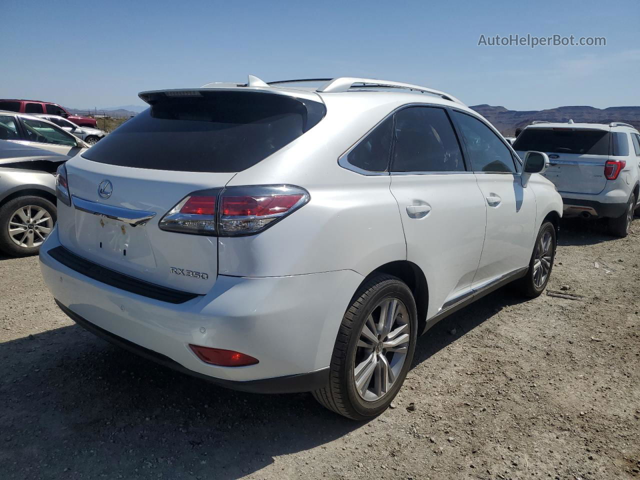 2015 Lexus Rx 350 Base Белый vin: 2T2BK1BA0FC307614