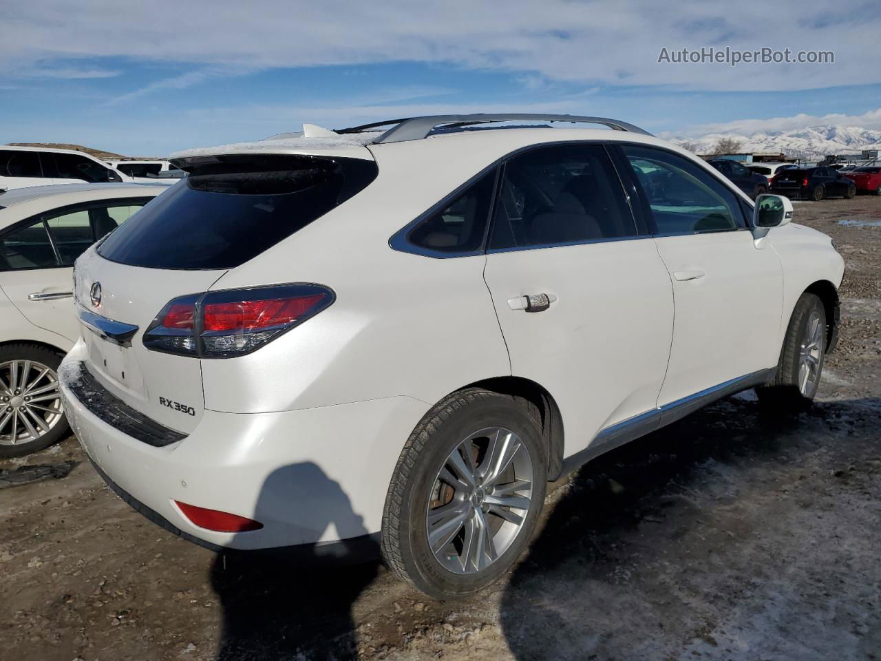 2015 Lexus Rx 350 Base Белый vin: 2T2BK1BA0FC318872