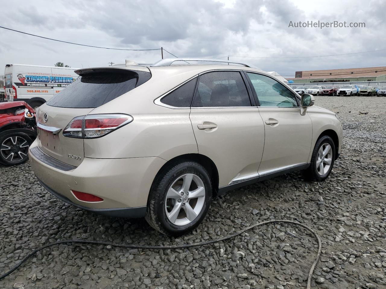 2015 Lexus Rx 350 Base Beige vin: 2T2BK1BA0FC319942