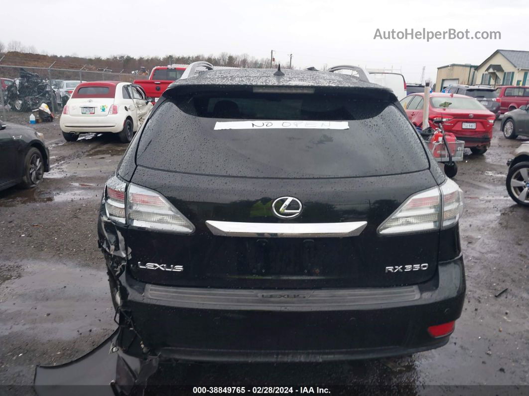 2010 Lexus Rx 350   Black vin: 2T2BK1BA1AC019870