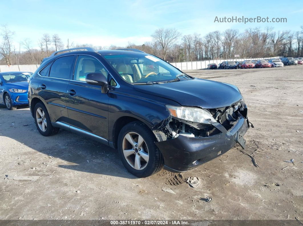 2010 Lexus Rx 350   Blue vin: 2T2BK1BA1AC045949