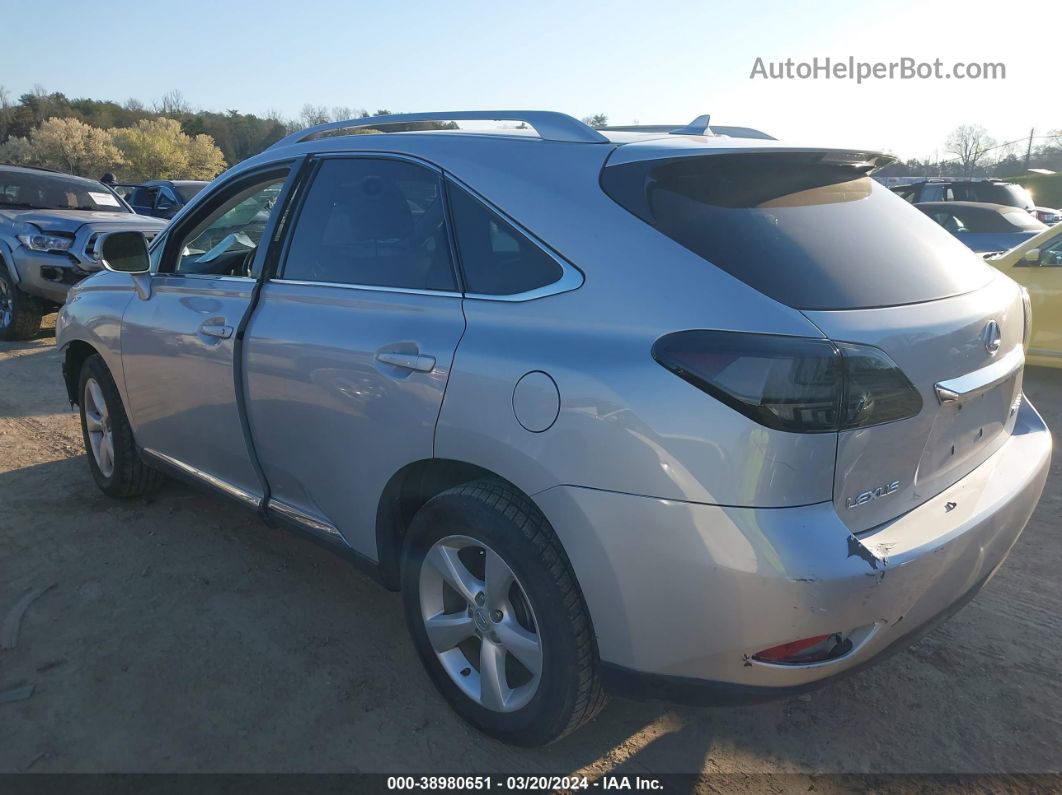 2010 Lexus Rx 350   Silver vin: 2T2BK1BA1AC051749