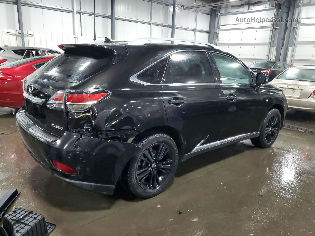 2013 Lexus Rx 350 Base Black vin: 2T2BK1BA1DC155968