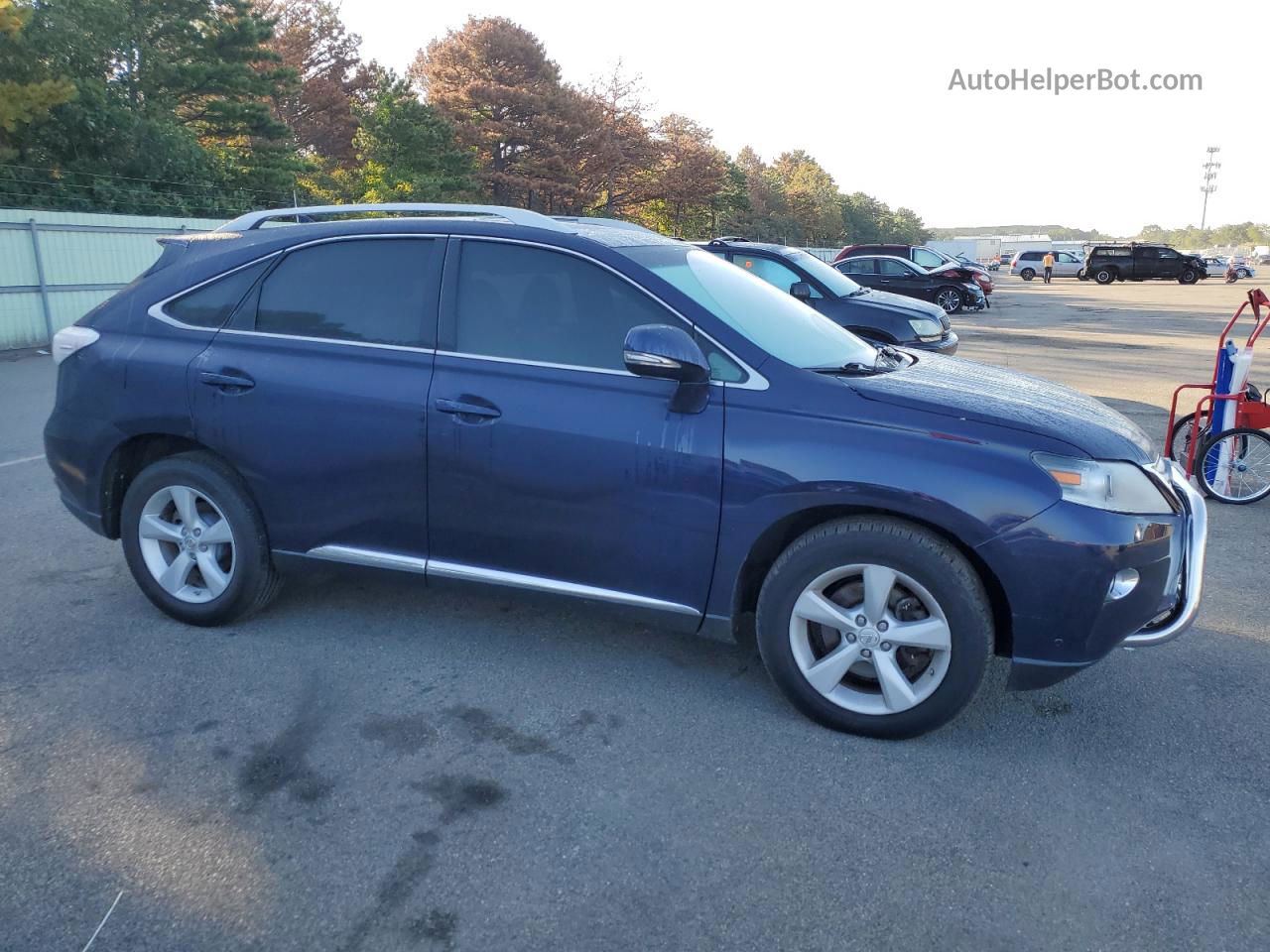 2013 Lexus Rx 350 Base Blue vin: 2T2BK1BA1DC161754