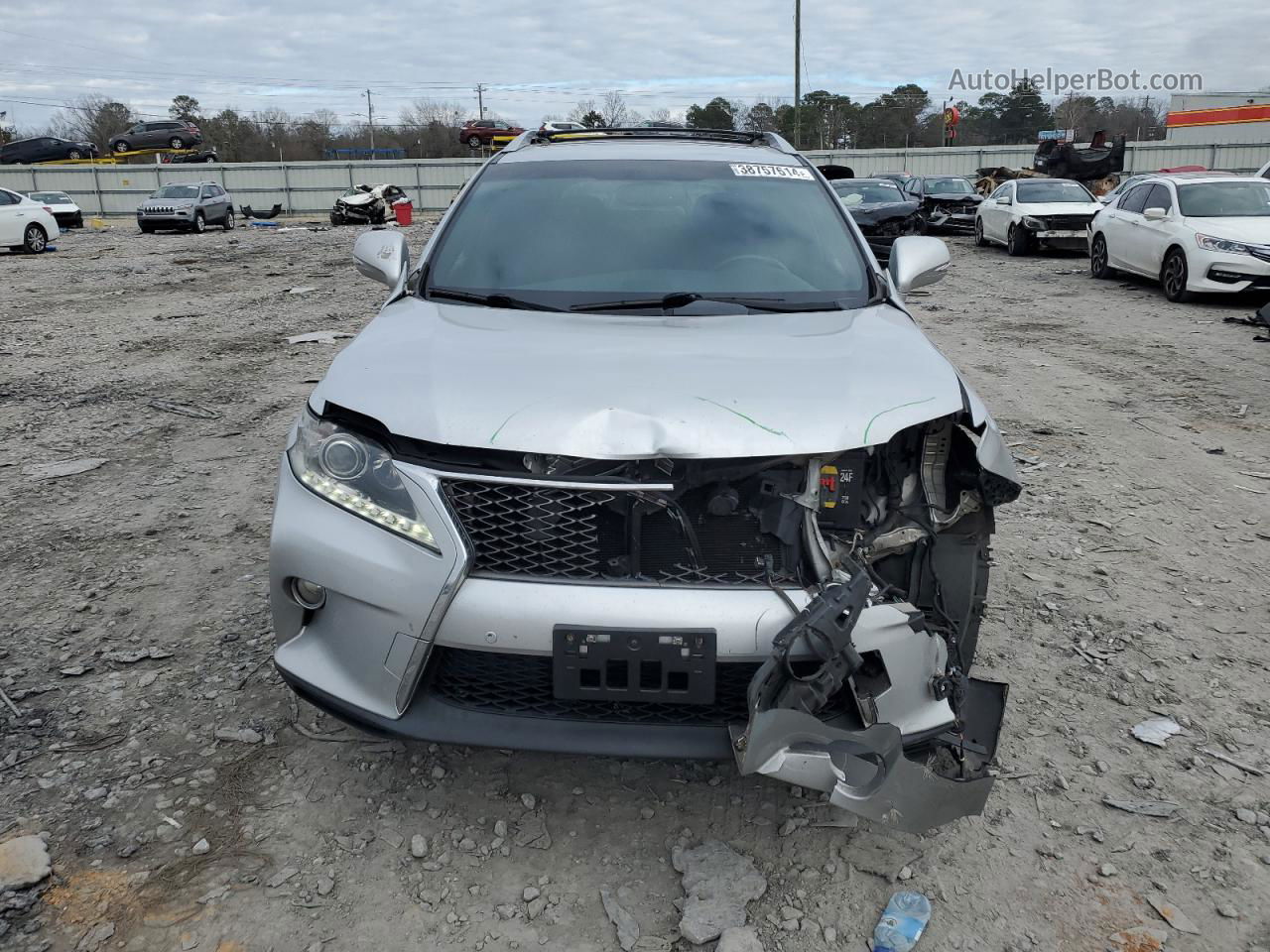 2013 Lexus Rx 350 Base Silver vin: 2T2BK1BA1DC168056