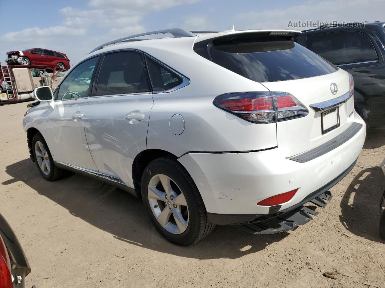 2013 Lexus Rx 350 Base White vin: 2T2BK1BA1DC194740