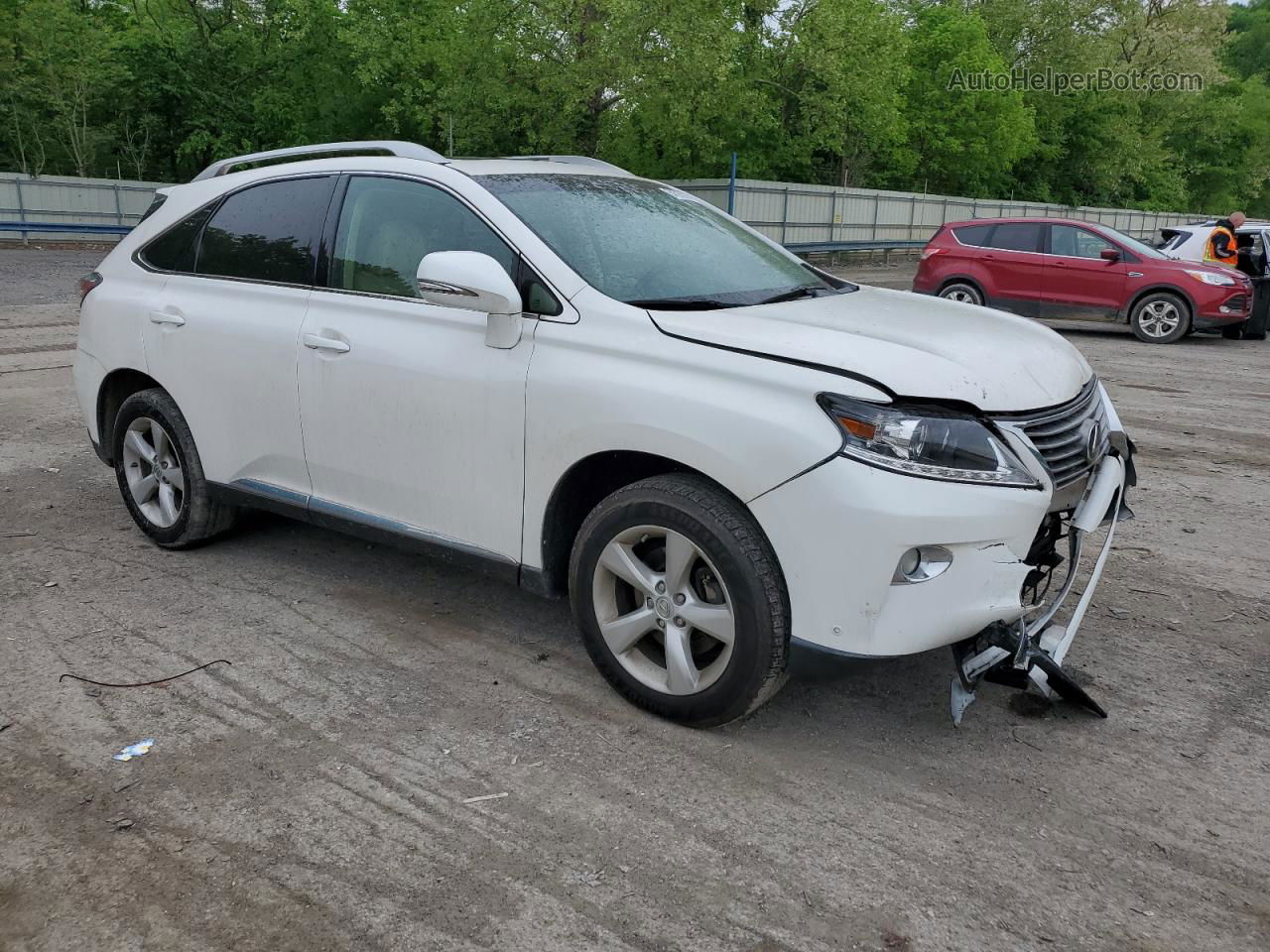 2013 Lexus Rx 350 Base White vin: 2T2BK1BA1DC194771