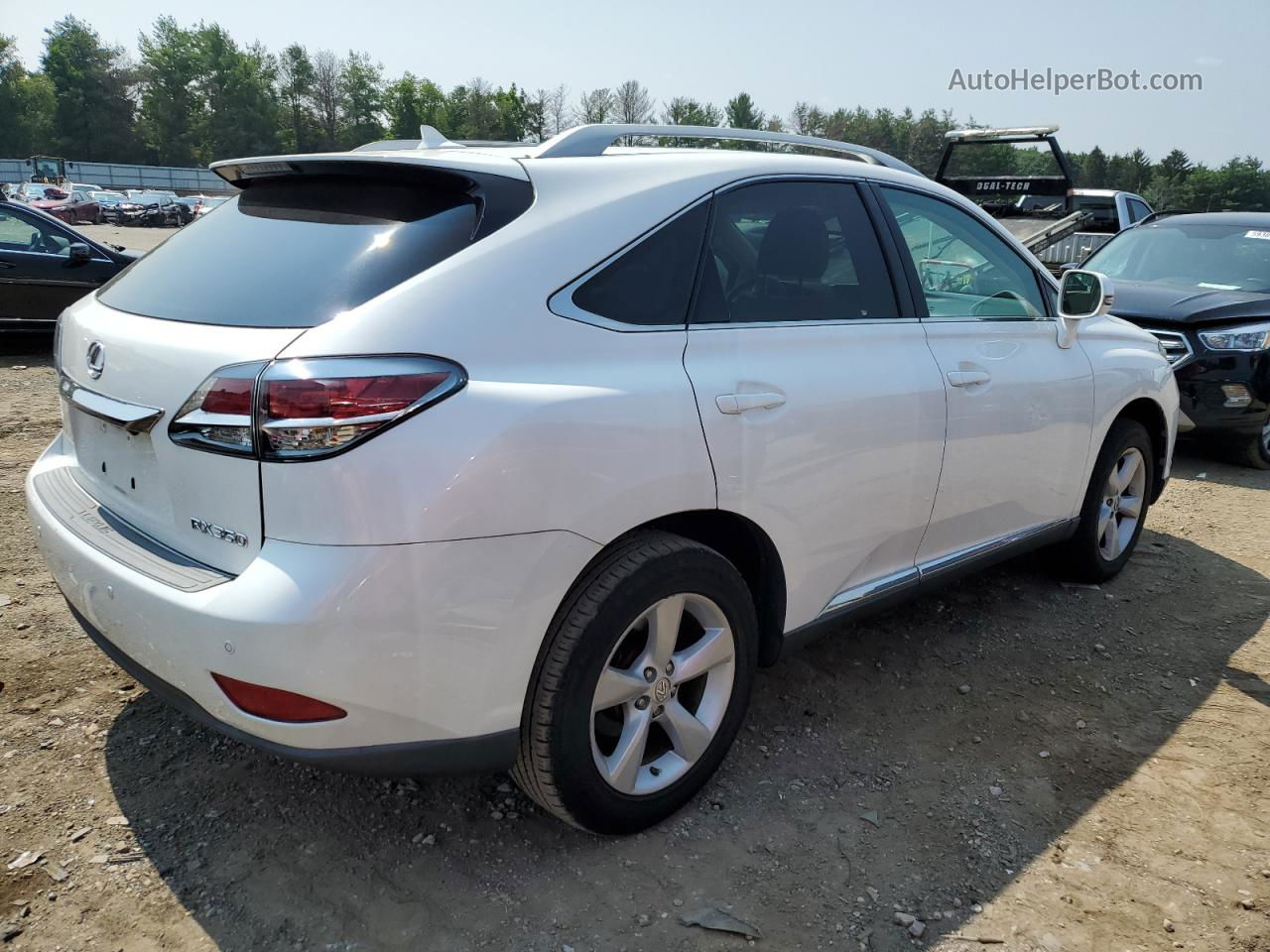 2013 Lexus Rx 350 Base White vin: 2T2BK1BA1DC222231