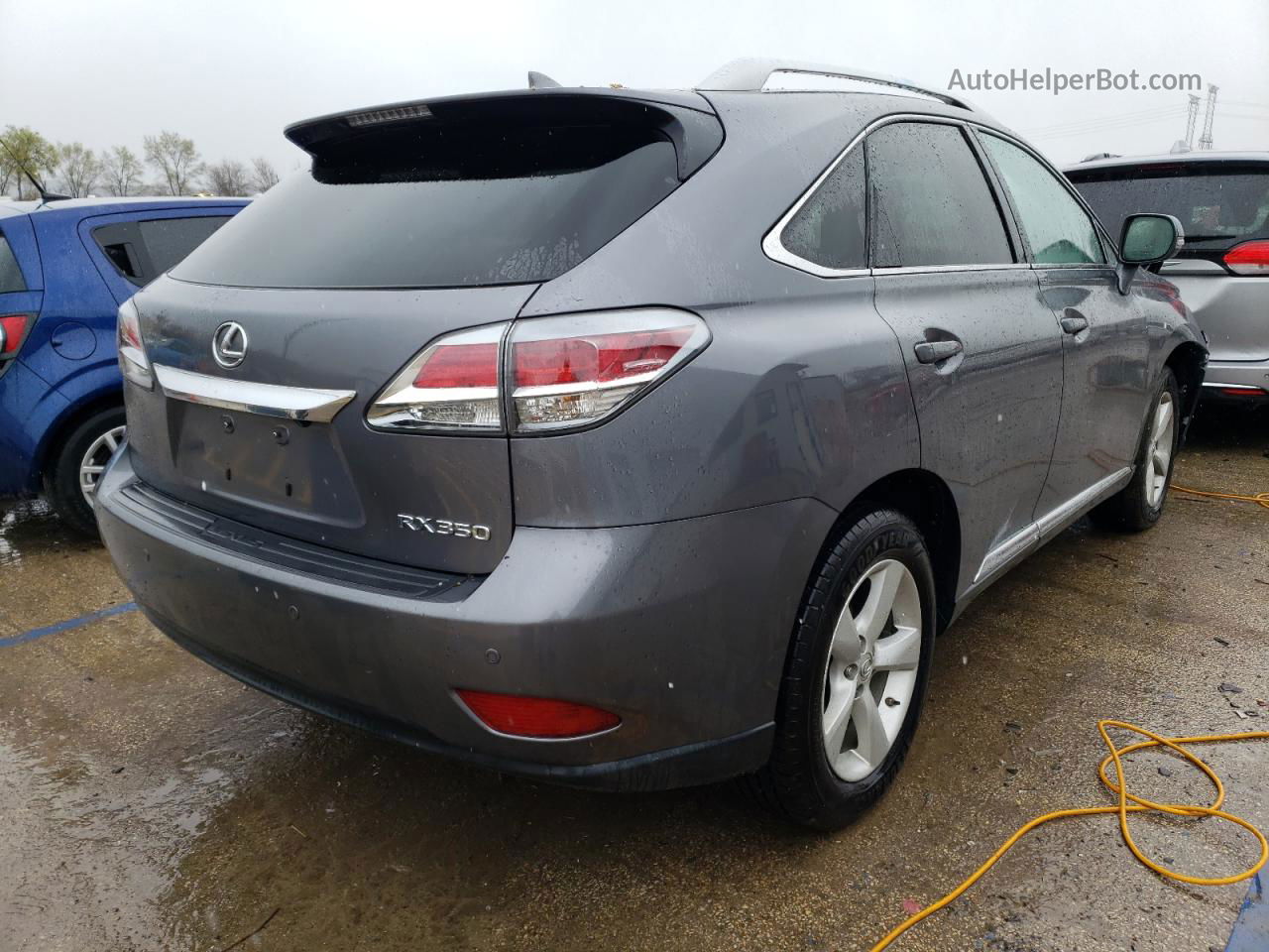 2015 Lexus Rx 350 Base Серый vin: 2T2BK1BA1FC290404