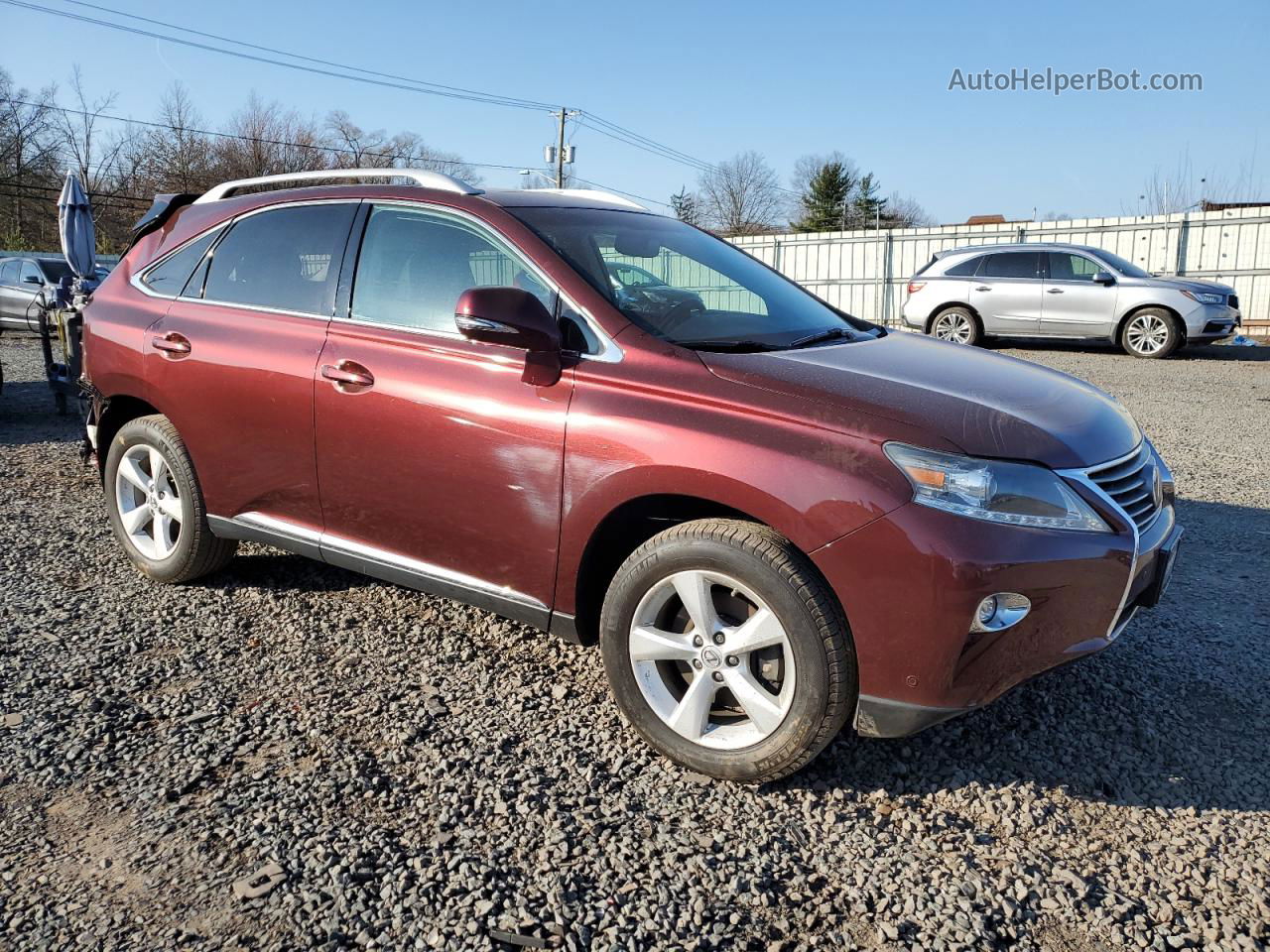 2015 Lexus Rx 350 Base Бордовый vin: 2T2BK1BA1FC299409