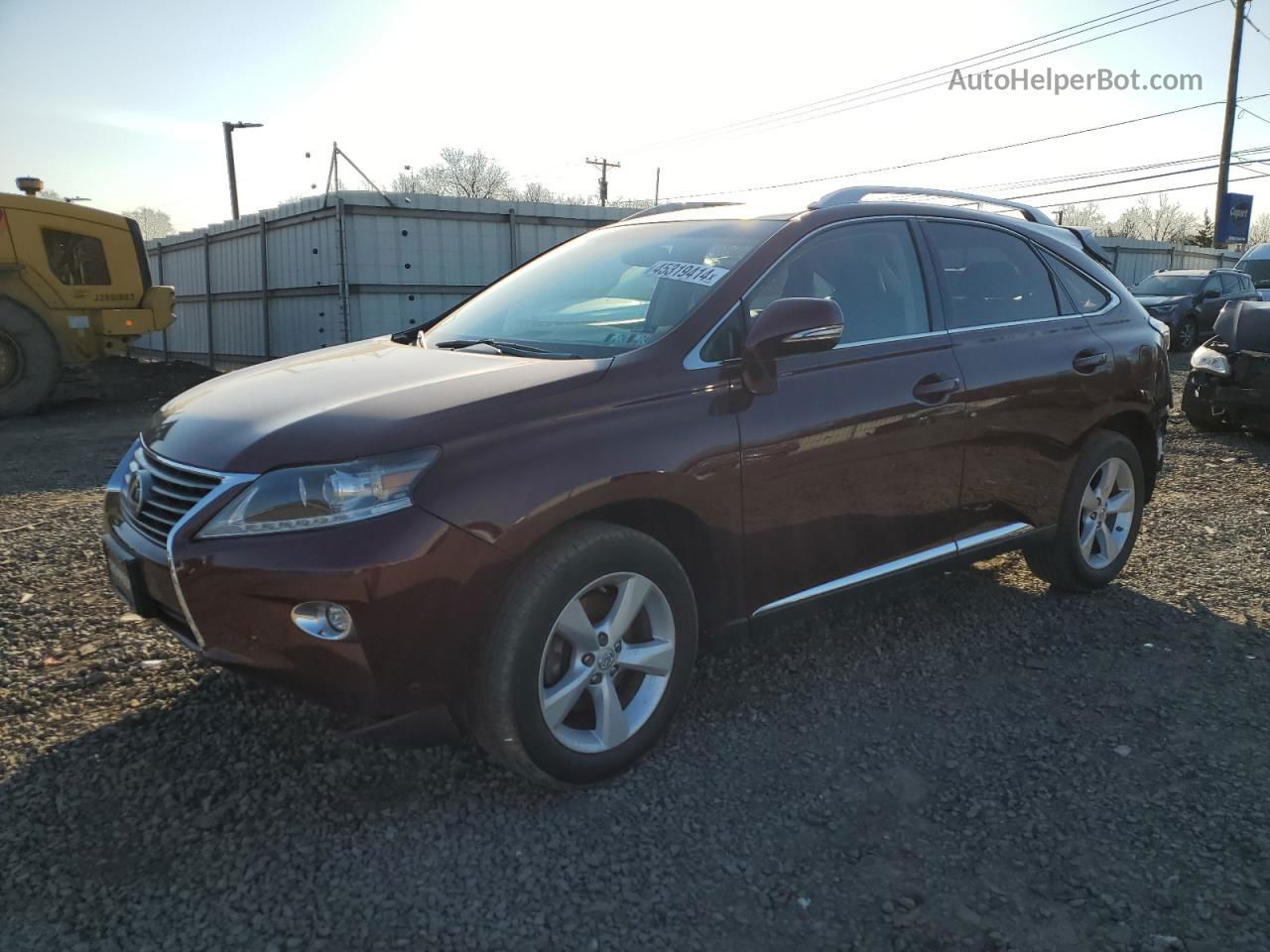 2015 Lexus Rx 350 Base Бордовый vin: 2T2BK1BA1FC299409