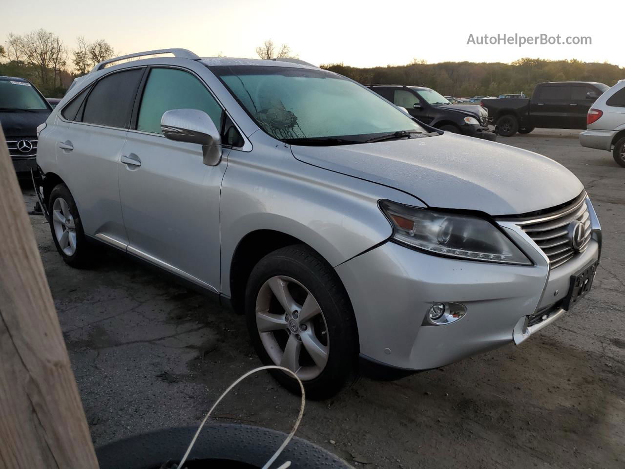 2015 Lexus Rx 350 Base Silver vin: 2T2BK1BA1FC313440