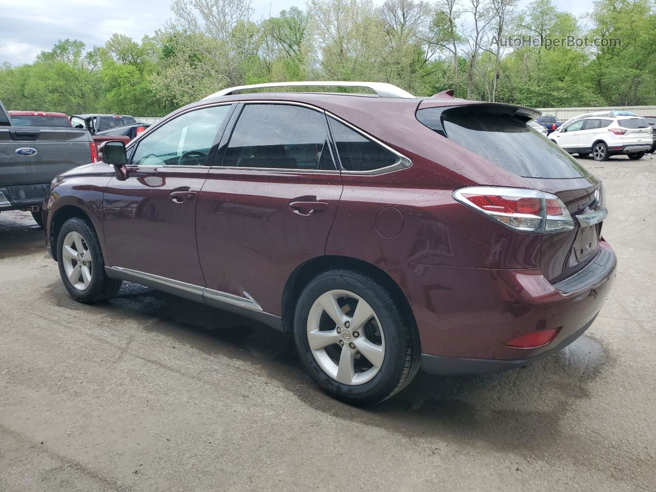 2015 Lexus Rx 350 Base Maroon vin: 2T2BK1BA1FC323031