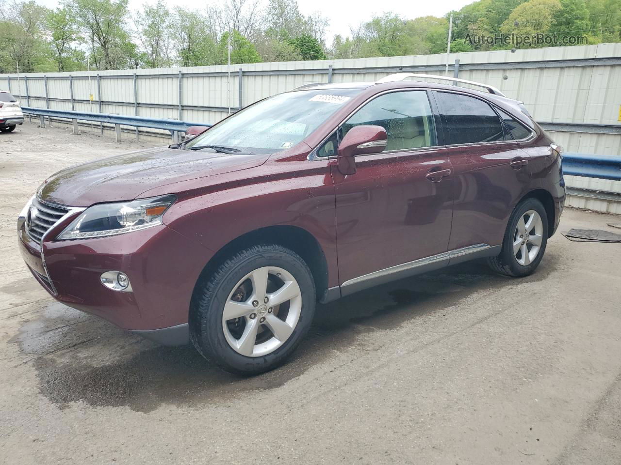 2015 Lexus Rx 350 Base Maroon vin: 2T2BK1BA1FC323031