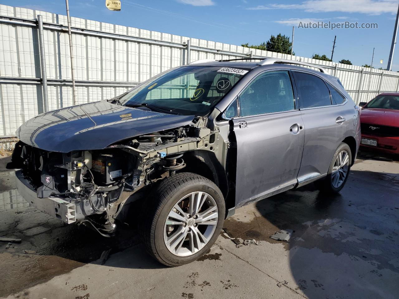 2015 Lexus Rx 350 Base Gray vin: 2T2BK1BA1FC323630