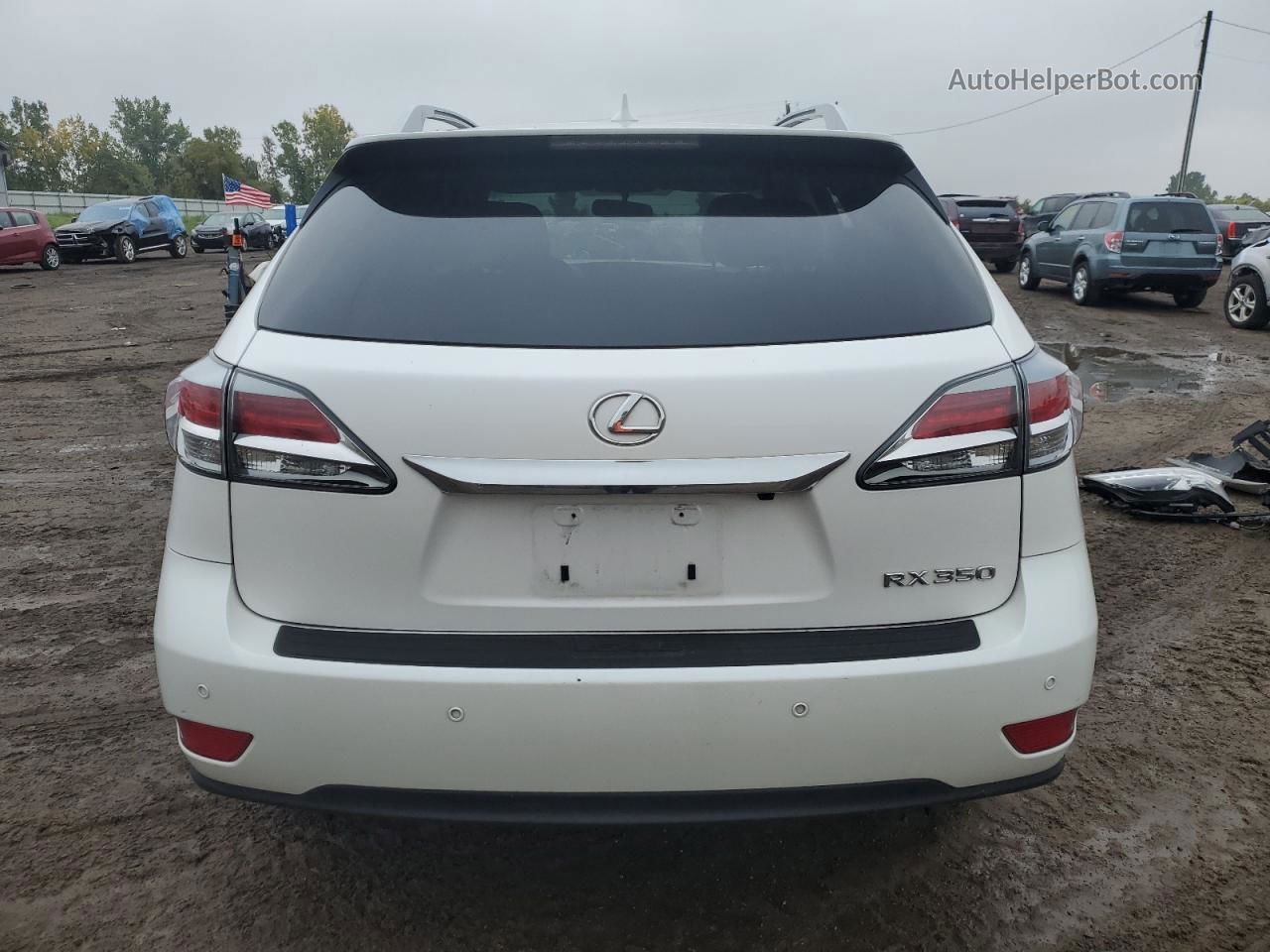 2015 Lexus Rx 350 Base White vin: 2T2BK1BA1FC340427