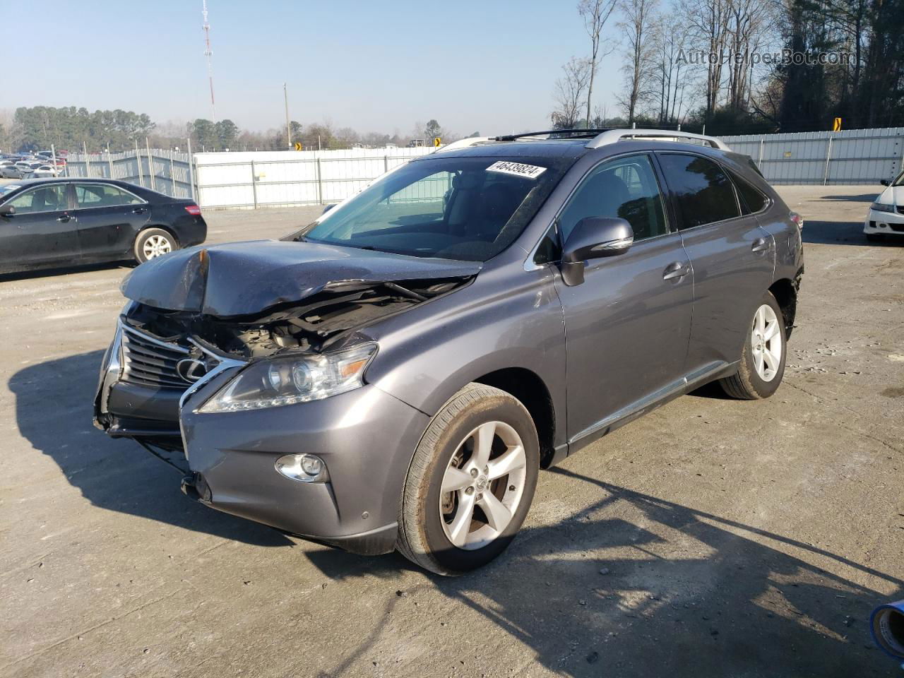 2015 Lexus Rx 350 Base Gray vin: 2T2BK1BA1FC343036