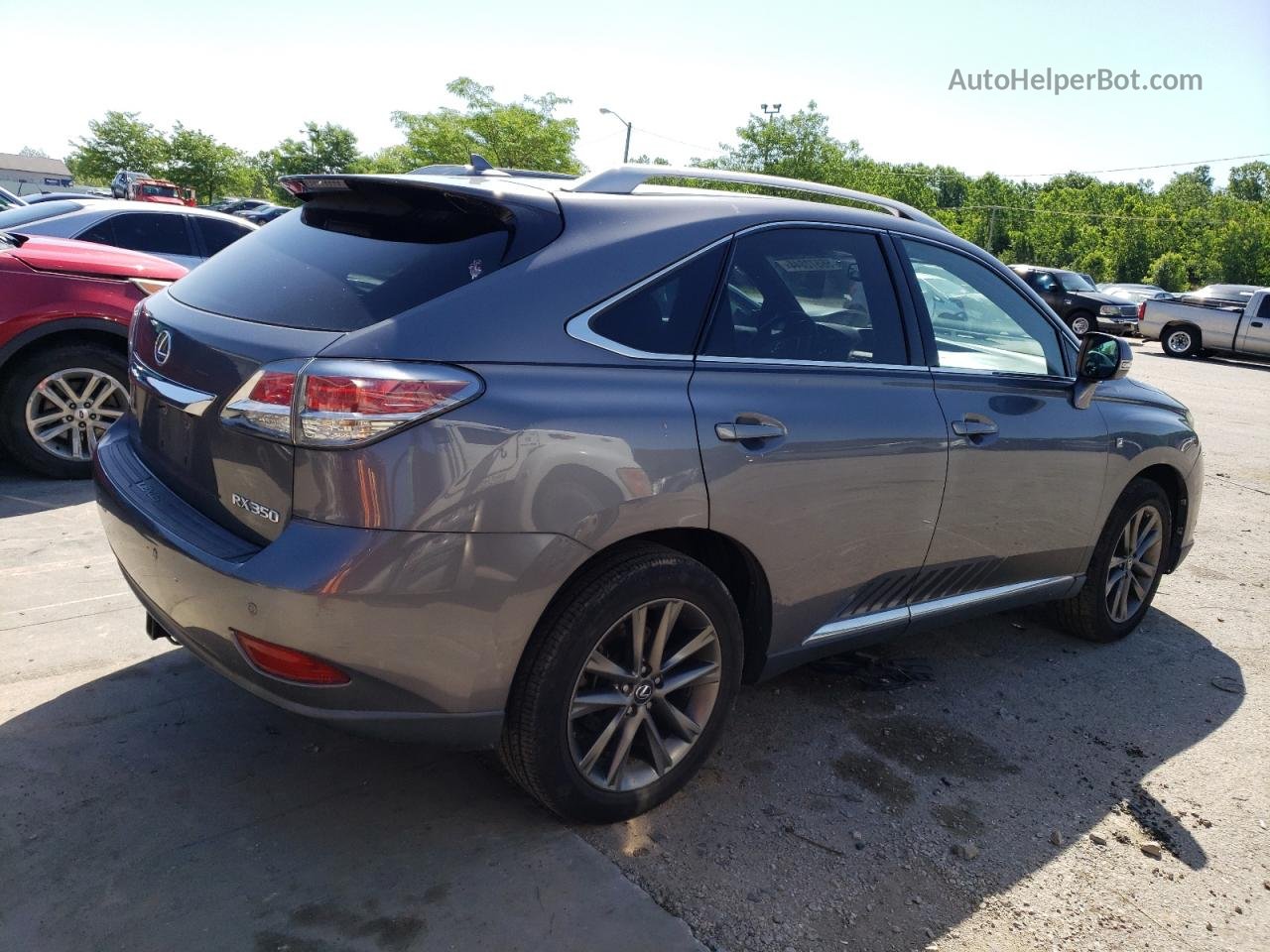 2013 Lexus Rx 350 Base Серый vin: 2T2BK1BA2DC167904