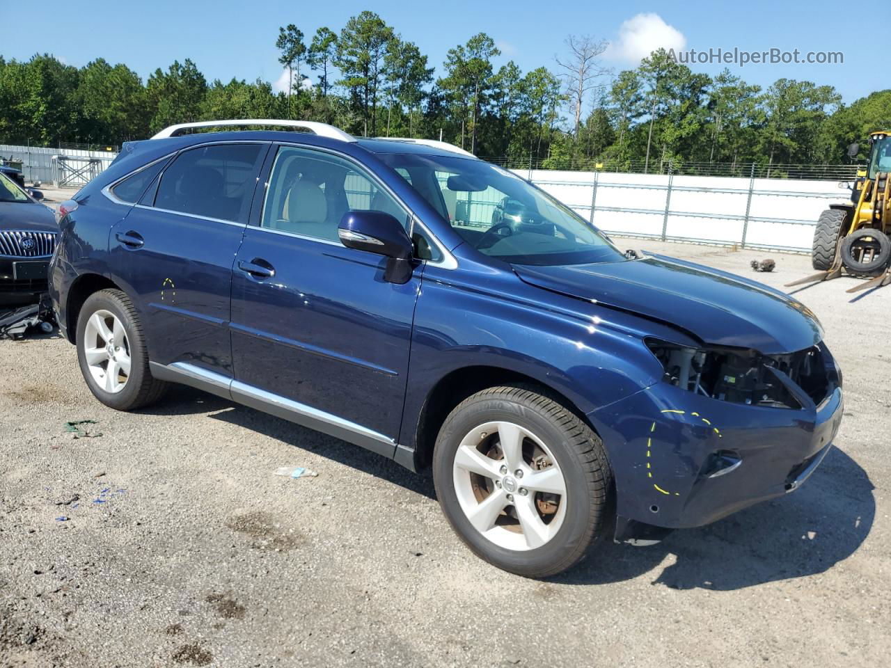 2013 Lexus Rx 350 Base Blue vin: 2T2BK1BA2DC181706