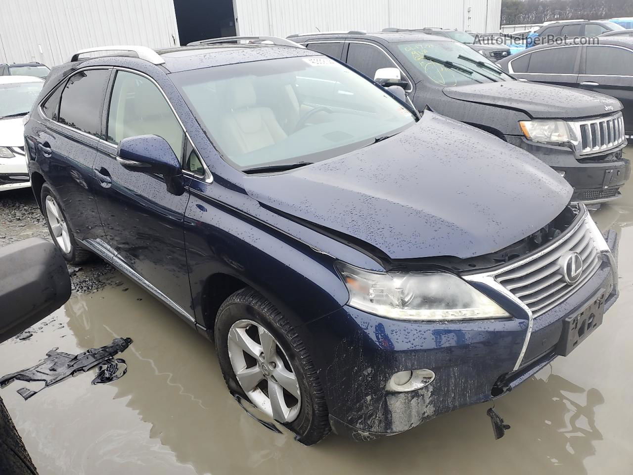 2013 Lexus Rx 350 Base Blue vin: 2T2BK1BA2DC186422