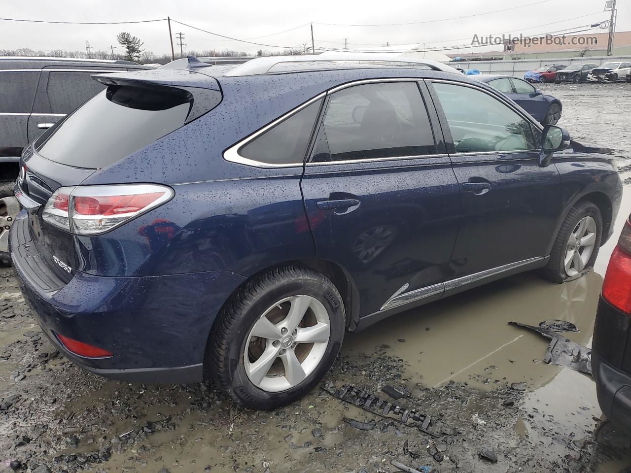 2013 Lexus Rx 350 Base Blue vin: 2T2BK1BA2DC186422