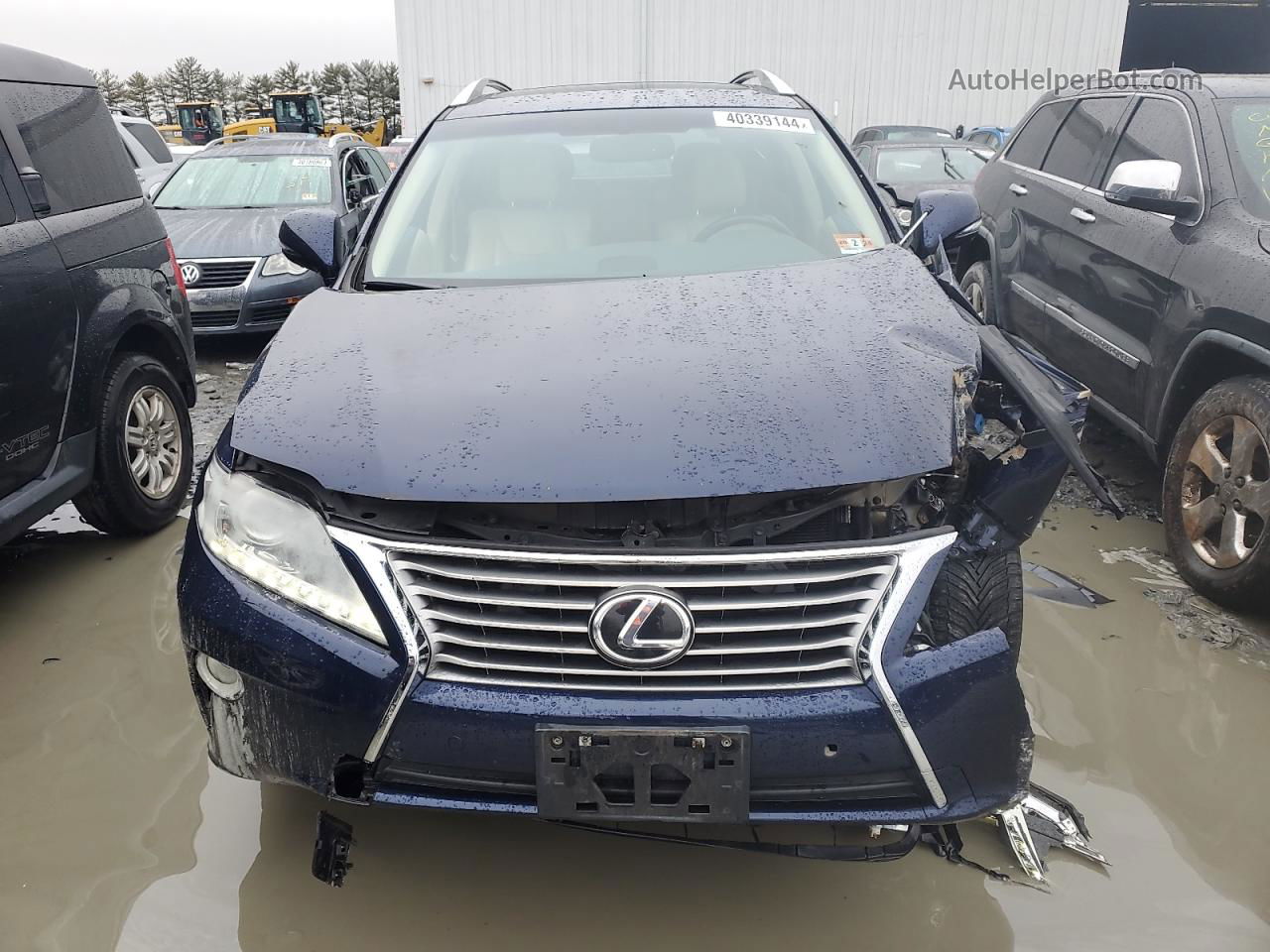 2013 Lexus Rx 350 Base Blue vin: 2T2BK1BA2DC186422