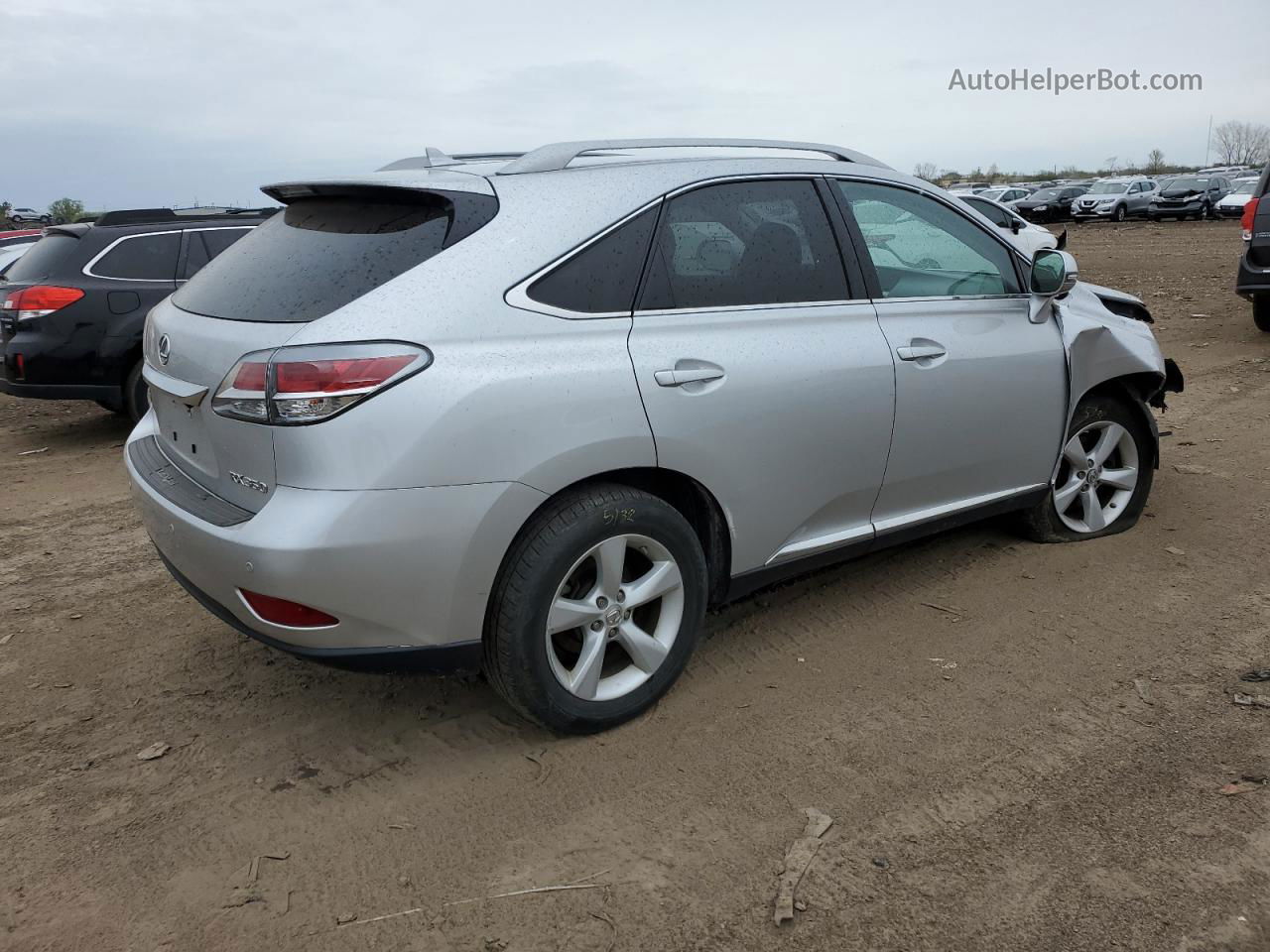 2013 Lexus Rx 350 Base Silver vin: 2T2BK1BA2DC190650