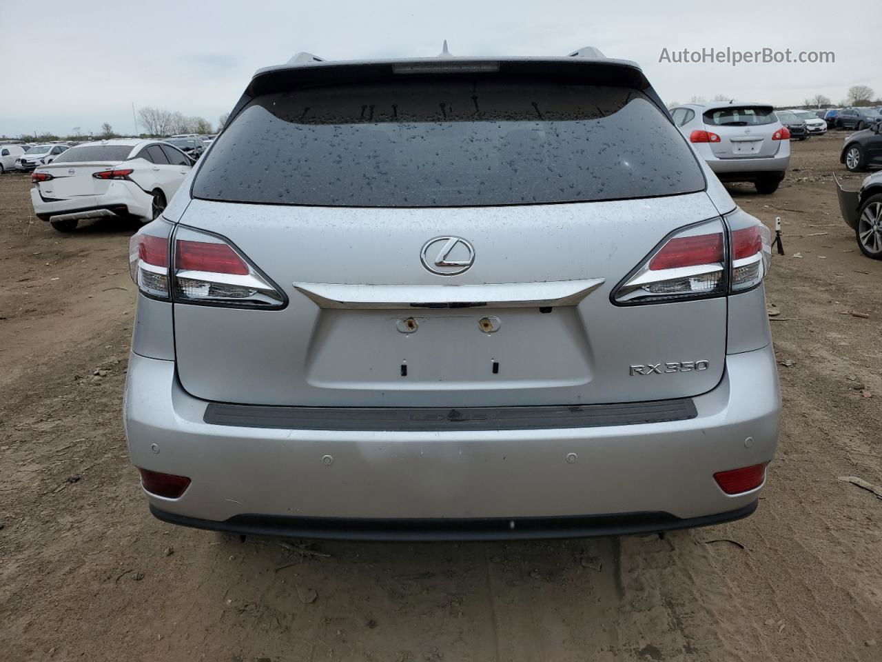 2013 Lexus Rx 350 Base Silver vin: 2T2BK1BA2DC190650