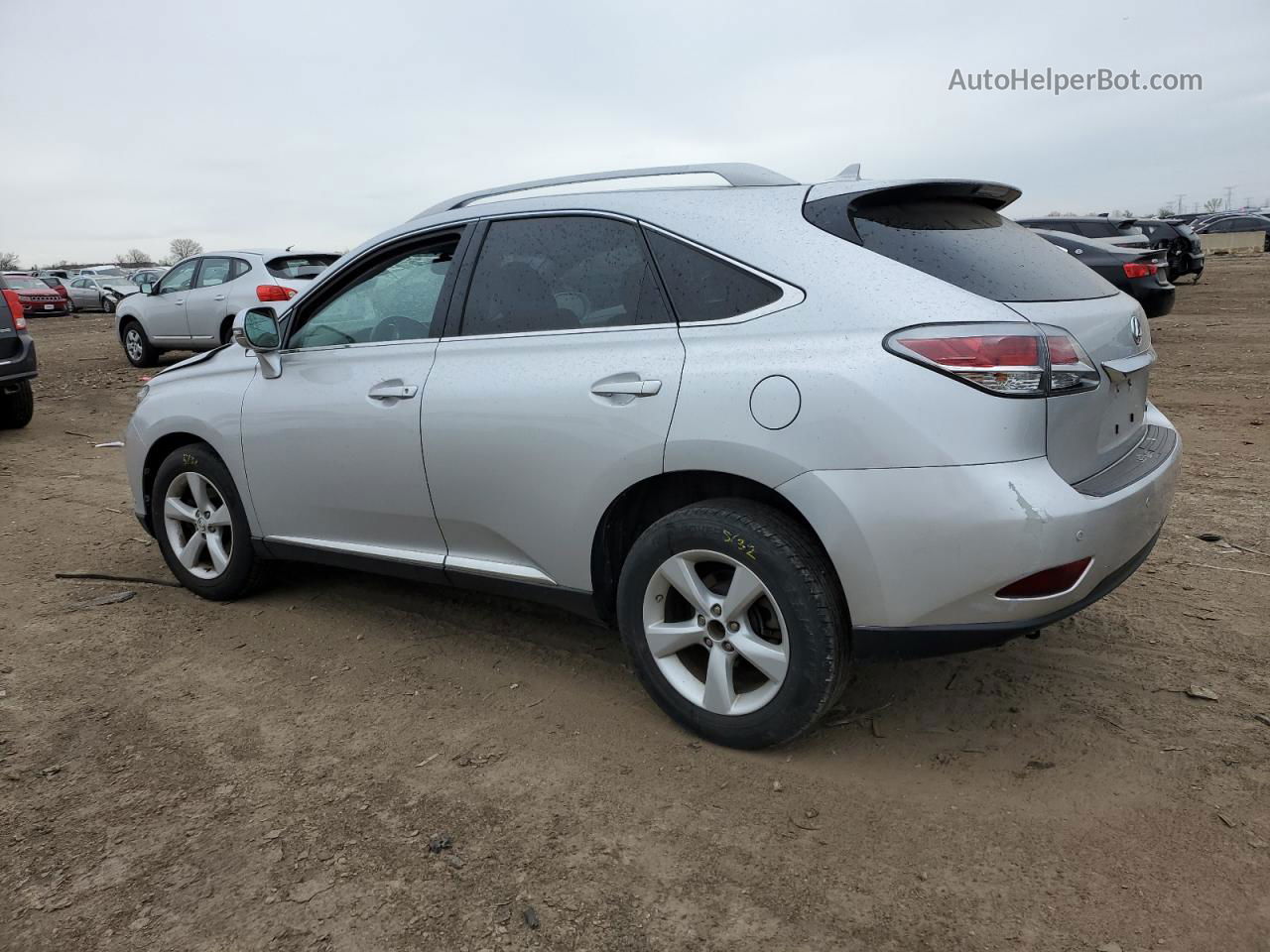 2013 Lexus Rx 350 Base Silver vin: 2T2BK1BA2DC190650