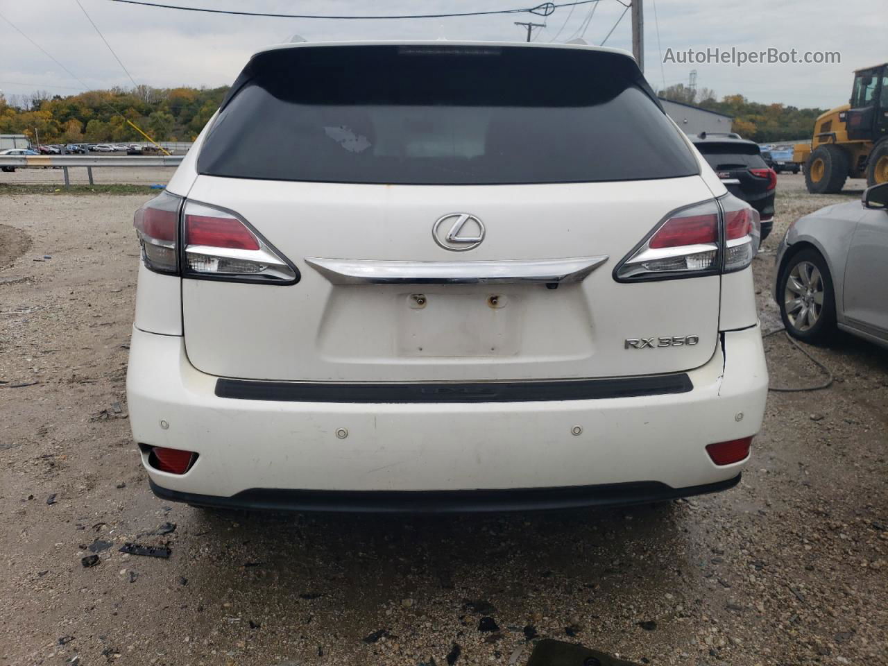 2013 Lexus Rx 350 Base White vin: 2T2BK1BA2DC203459