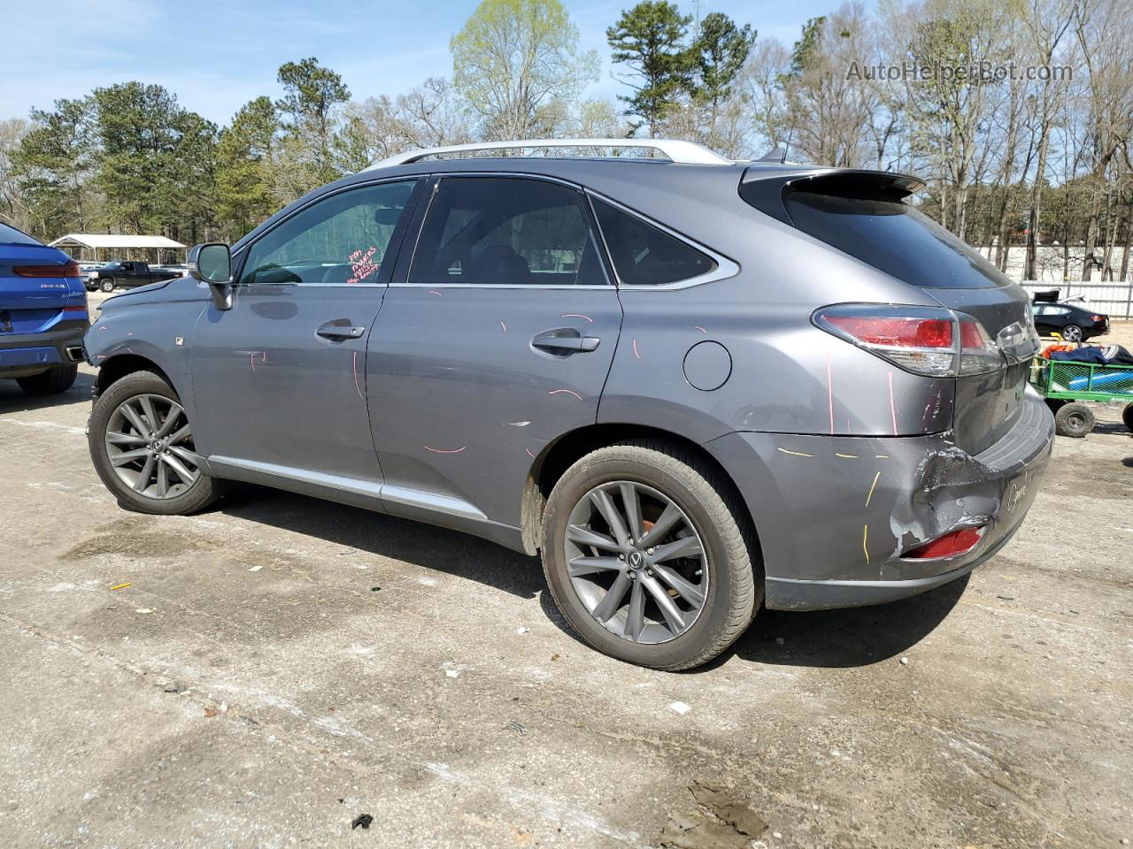 2013 Lexus Rx 350 Base Gray vin: 2T2BK1BA2DC203588