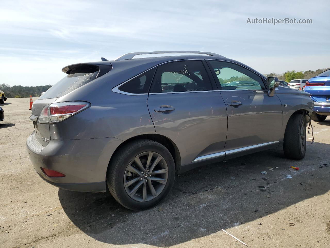 2013 Lexus Rx 350 Base Gray vin: 2T2BK1BA2DC203588