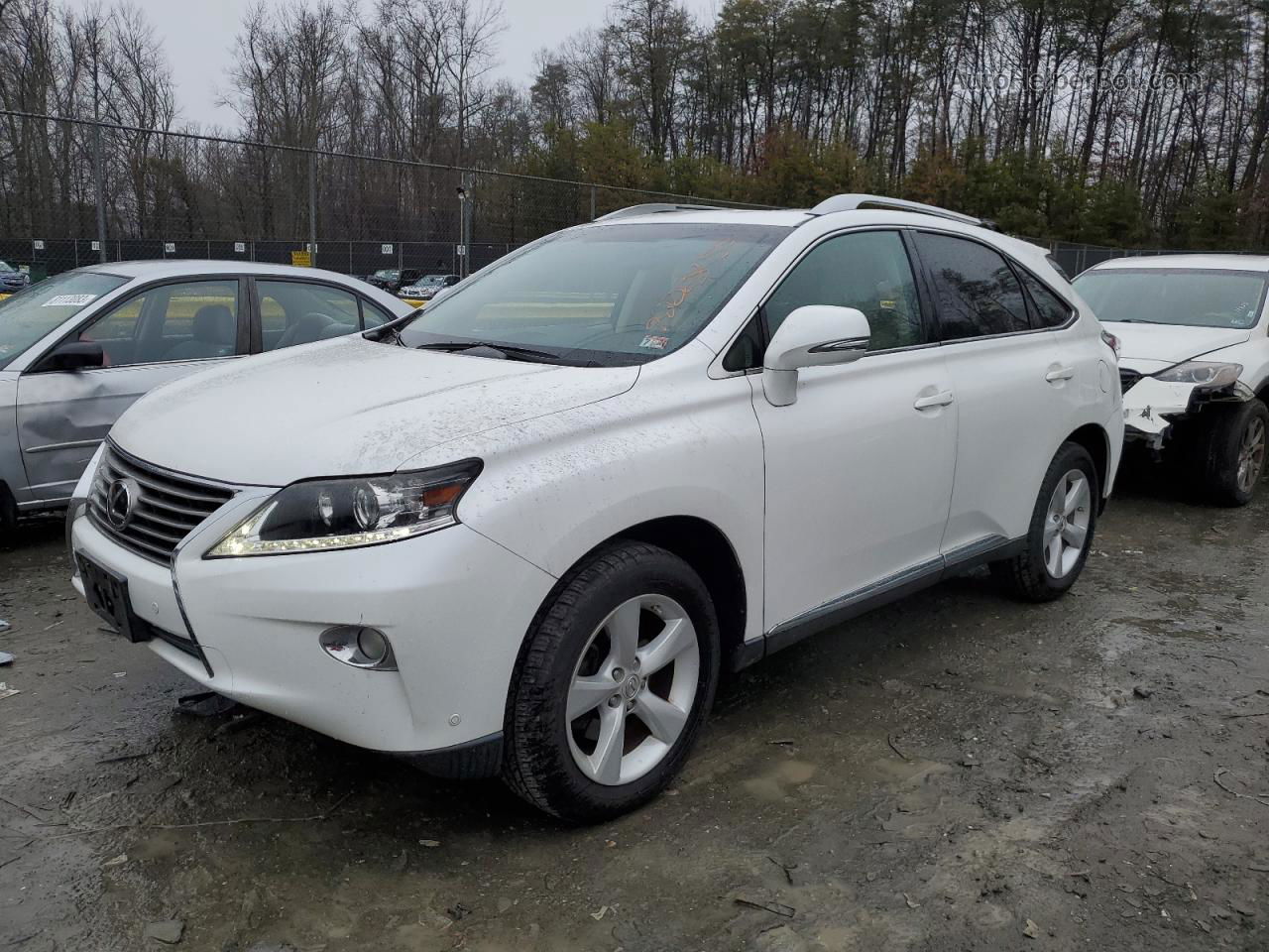 2013 Lexus Rx 350 Base White vin: 2T2BK1BA2DC205955