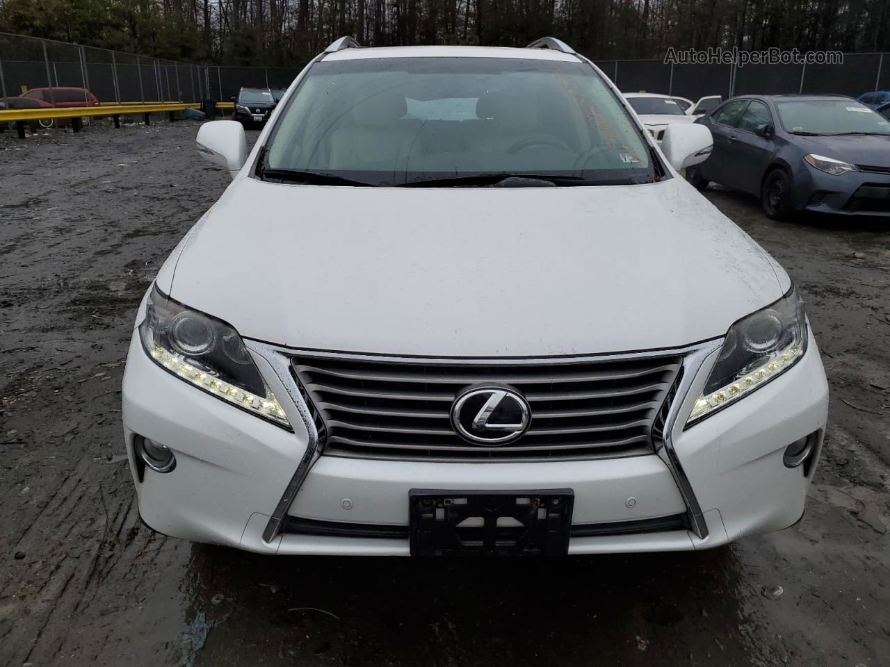 2013 Lexus Rx 350 Base White vin: 2T2BK1BA2DC205955