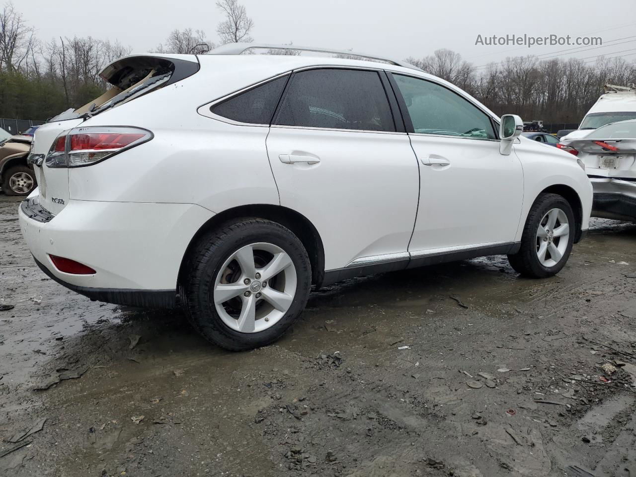 2013 Lexus Rx 350 Base White vin: 2T2BK1BA2DC205955