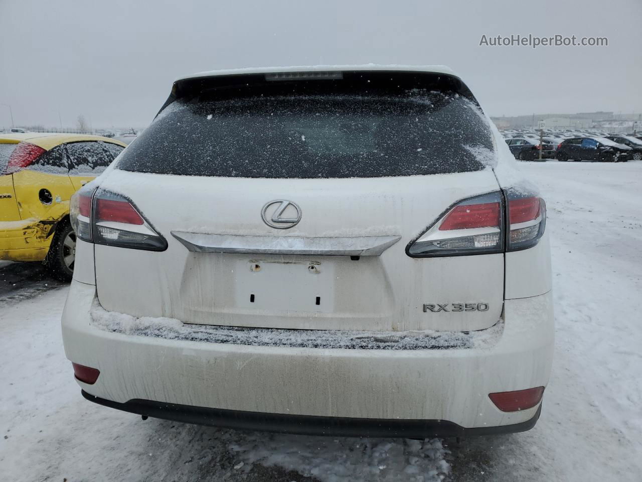 2013 Lexus Rx 350 Base White vin: 2T2BK1BA2DC212730