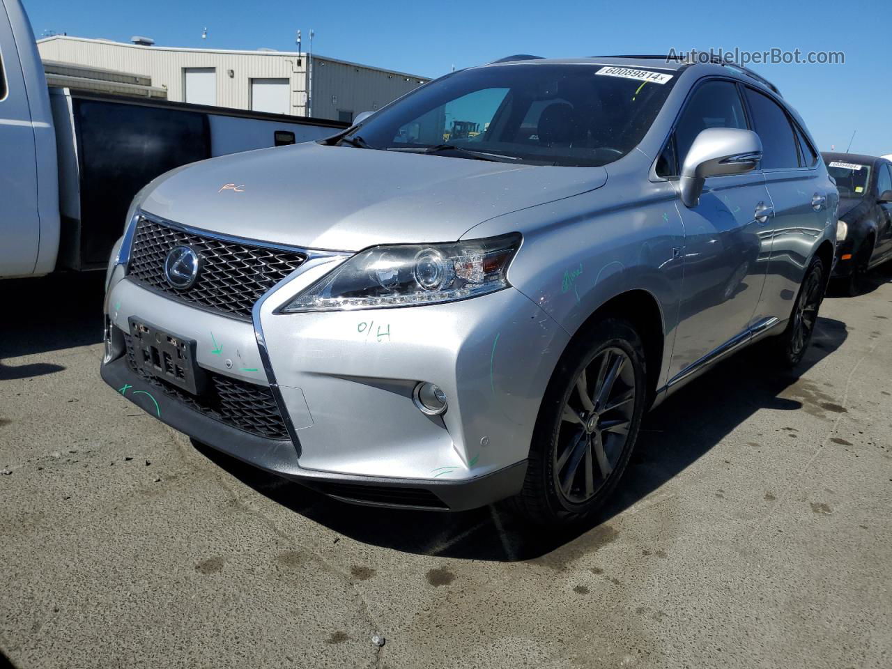 2013 Lexus Rx 350 Base Серебряный vin: 2T2BK1BA2DC213358