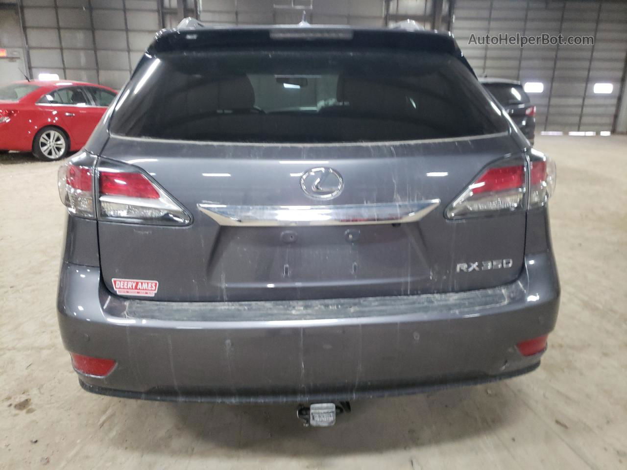 2013 Lexus Rx 350 Base Gray vin: 2T2BK1BA2DC220262