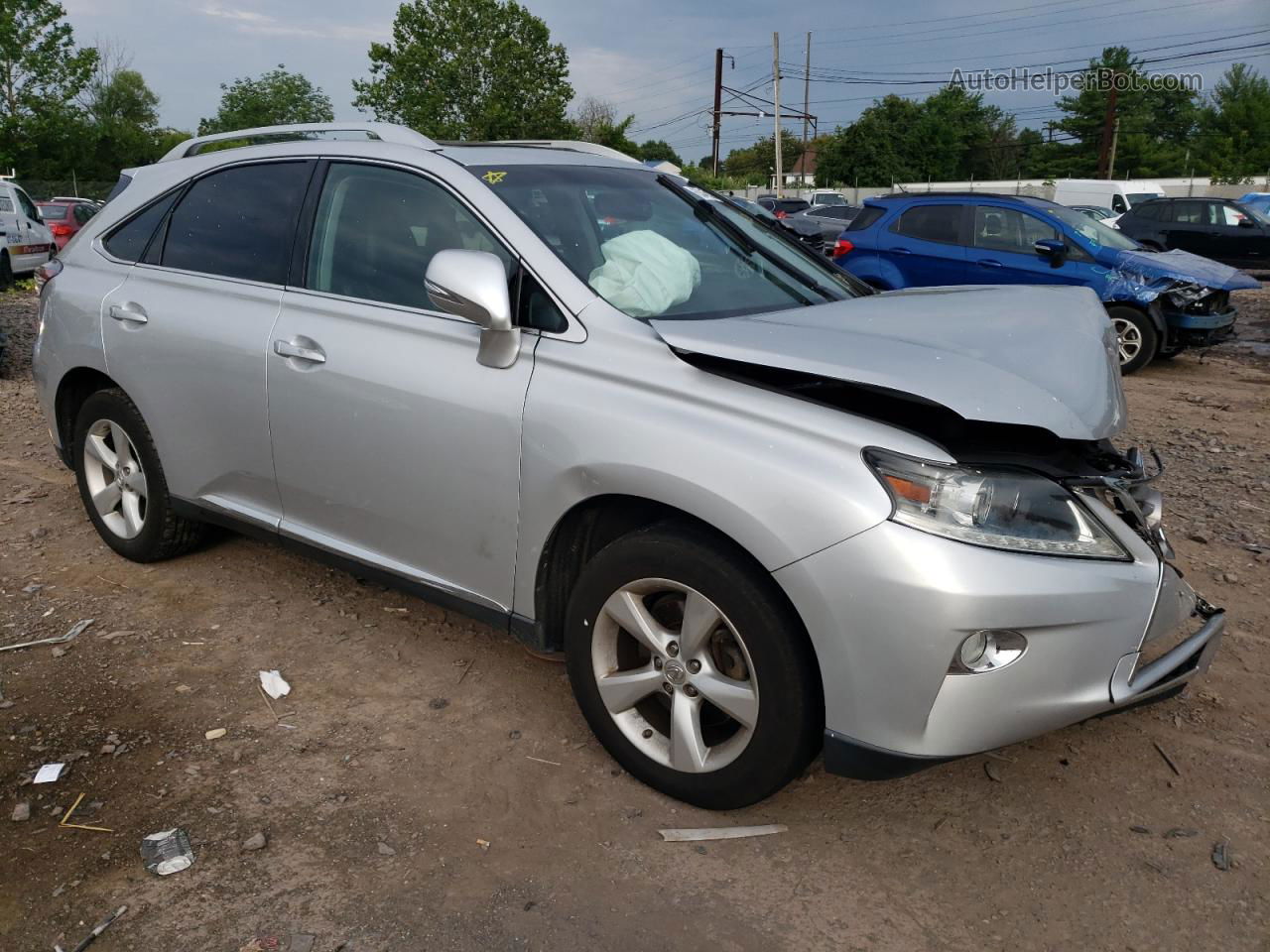 2015 Lexus Rx 350 Base Silver vin: 2T2BK1BA2FC252907