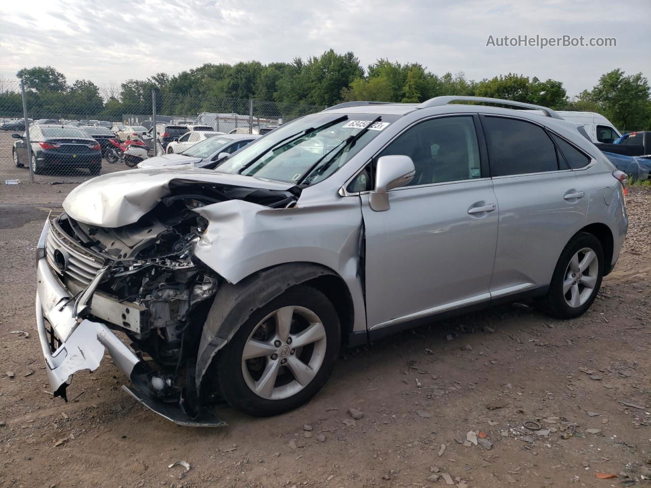 2015 Lexus Rx 350 Base Silver vin: 2T2BK1BA2FC252907