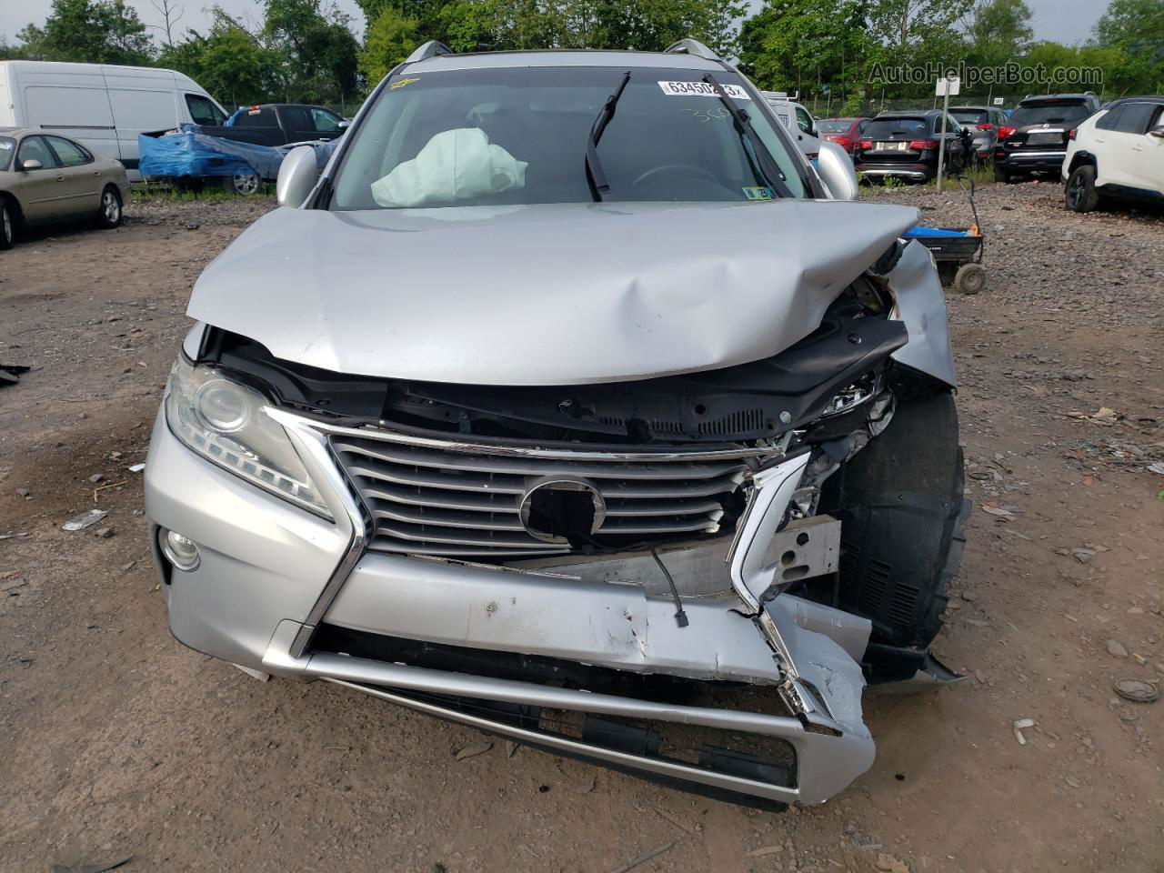 2015 Lexus Rx 350 Base Silver vin: 2T2BK1BA2FC252907