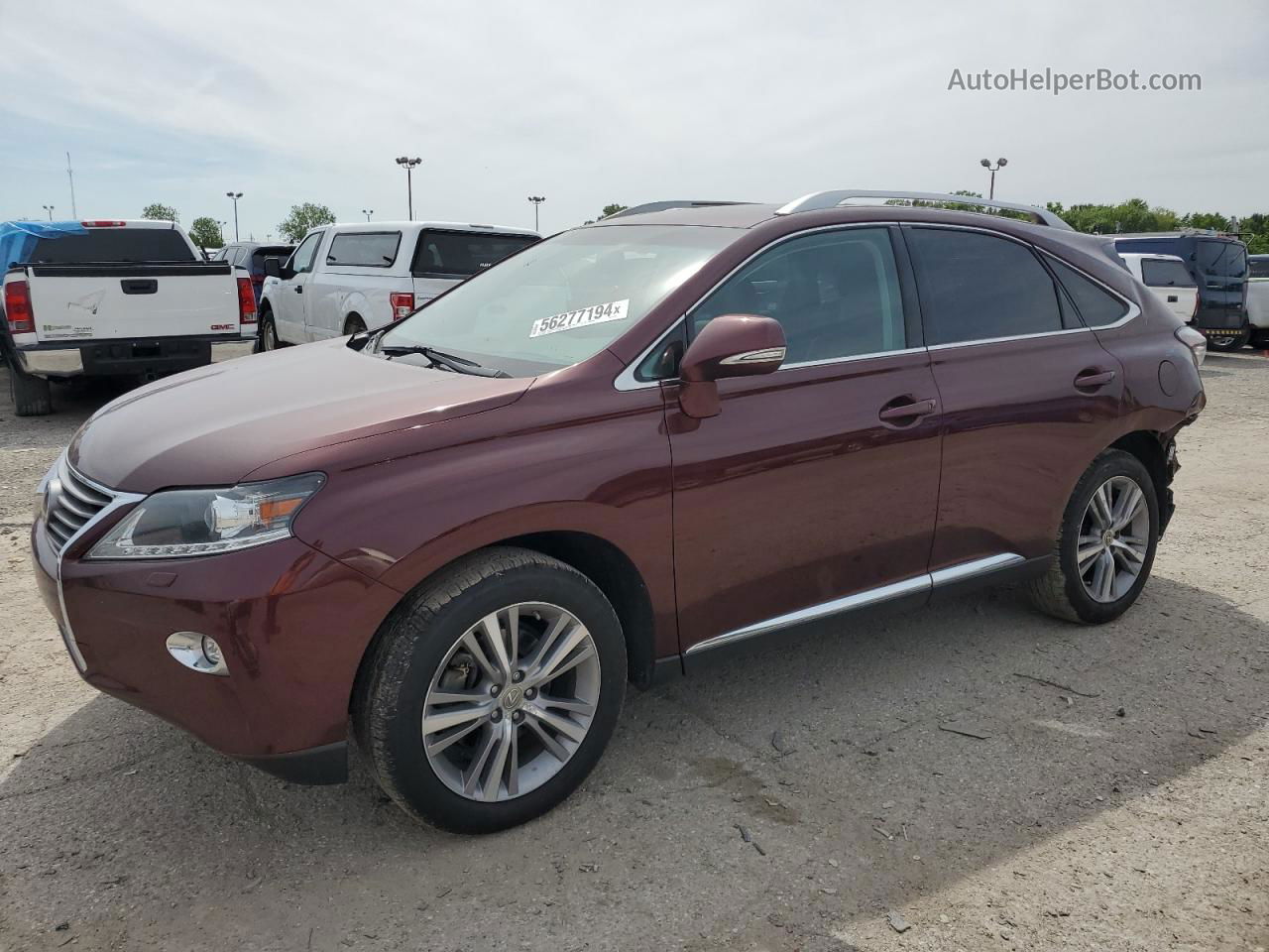 2015 Lexus Rx 350 Base Burgundy vin: 2T2BK1BA2FC270372