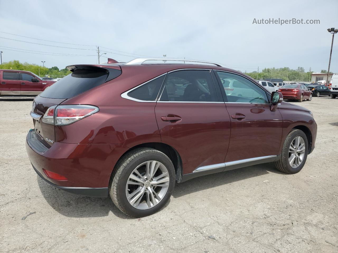 2015 Lexus Rx 350 Base Burgundy vin: 2T2BK1BA2FC270372