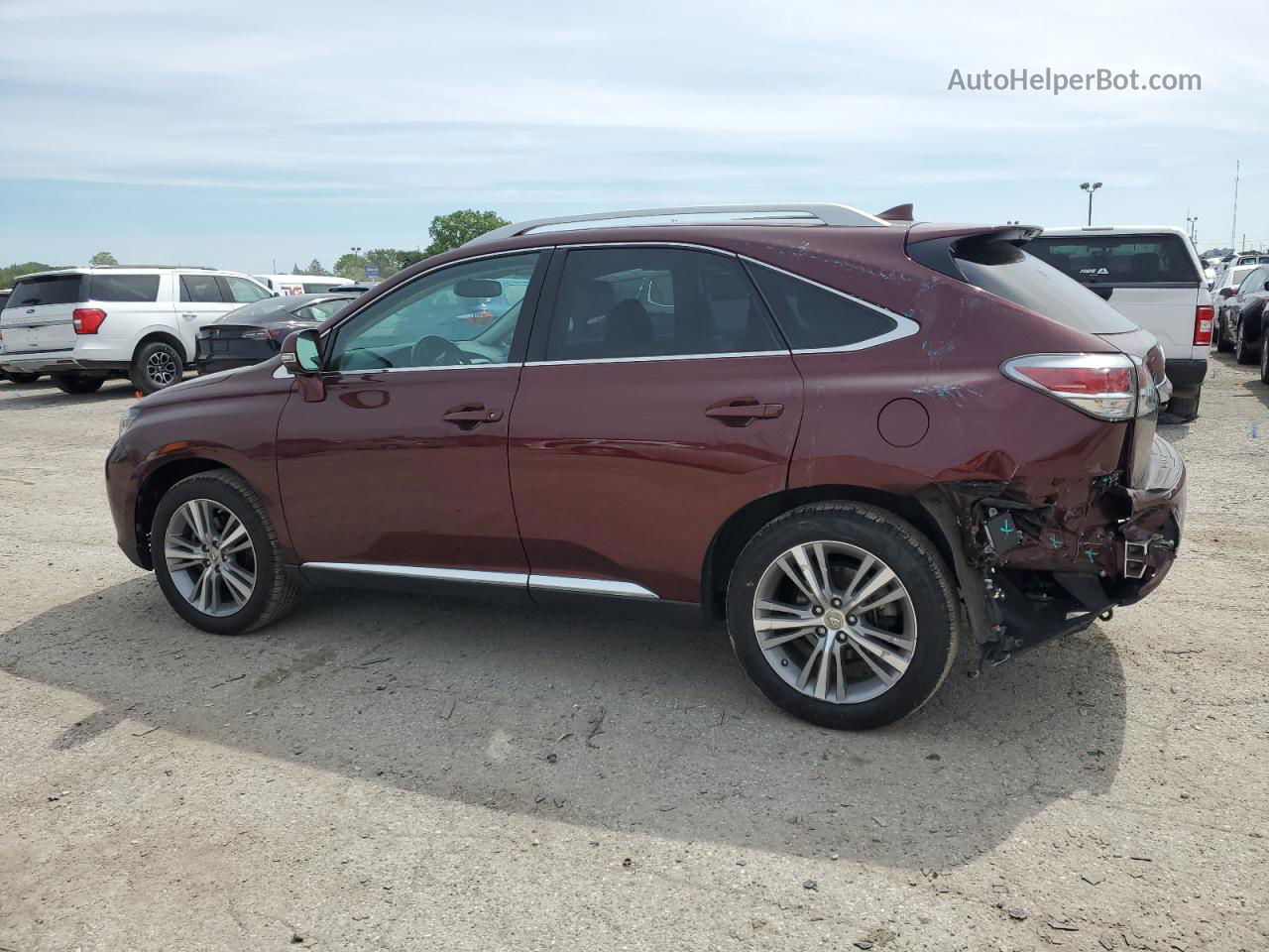 2015 Lexus Rx 350 Base Burgundy vin: 2T2BK1BA2FC270372