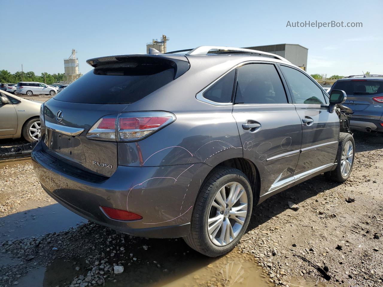 2015 Lexus Rx 350 Base Gray vin: 2T2BK1BA2FC299239