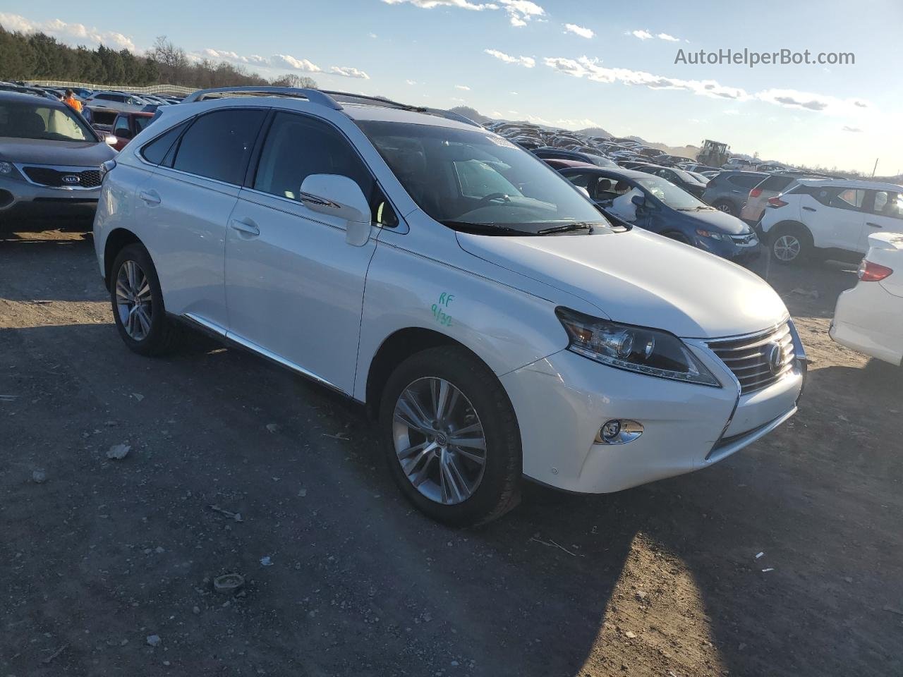 2015 Lexus Rx 350 Base Белый vin: 2T2BK1BA2FC321899