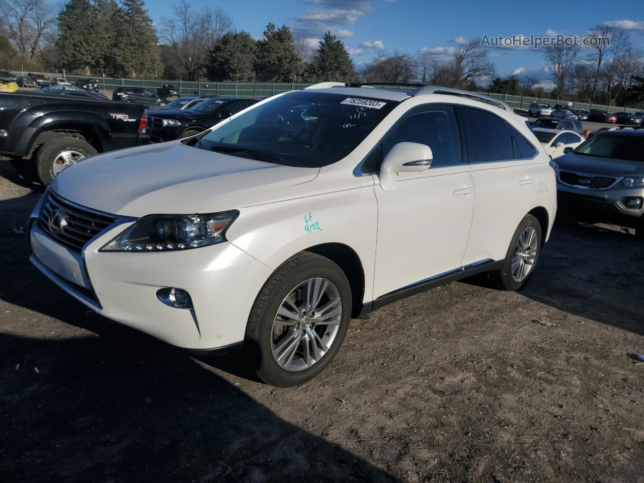 2015 Lexus Rx 350 Base White vin: 2T2BK1BA2FC321899