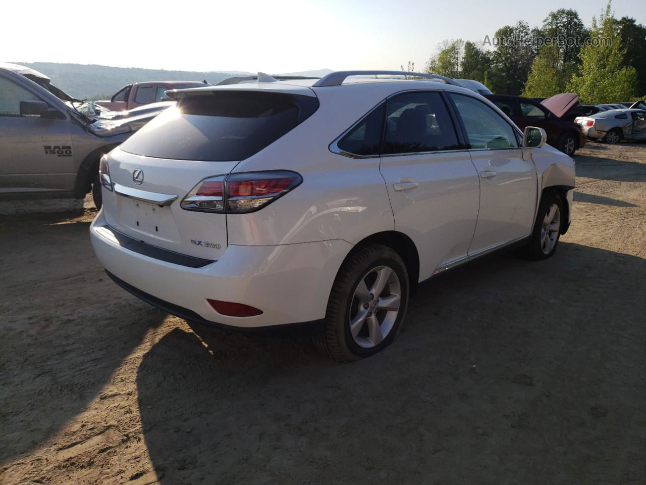 2015 Lexus Rx 350 Base White vin: 2T2BK1BA2FC322423