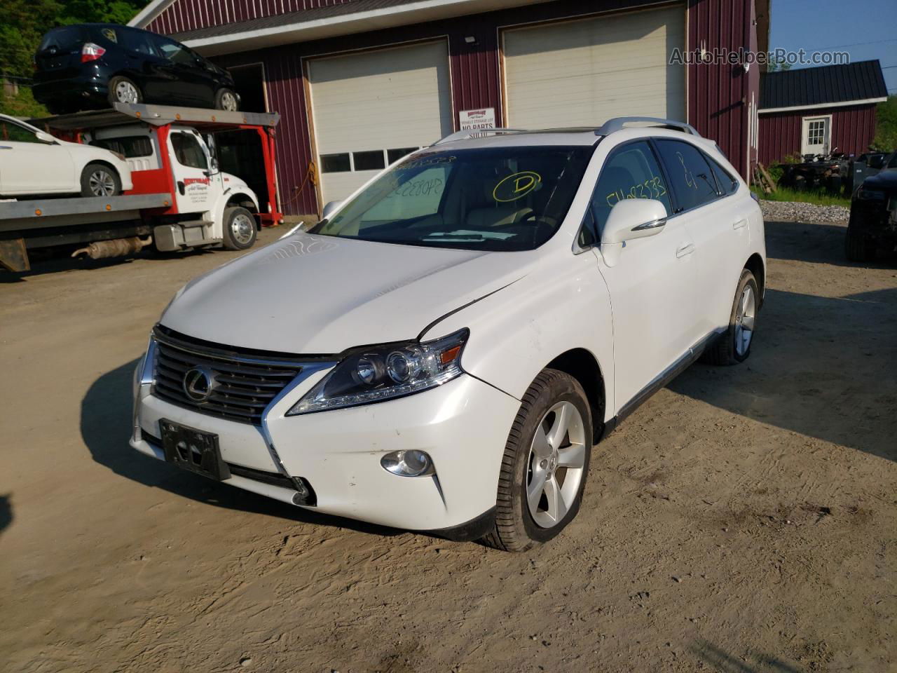 2015 Lexus Rx 350 Base White vin: 2T2BK1BA2FC322423