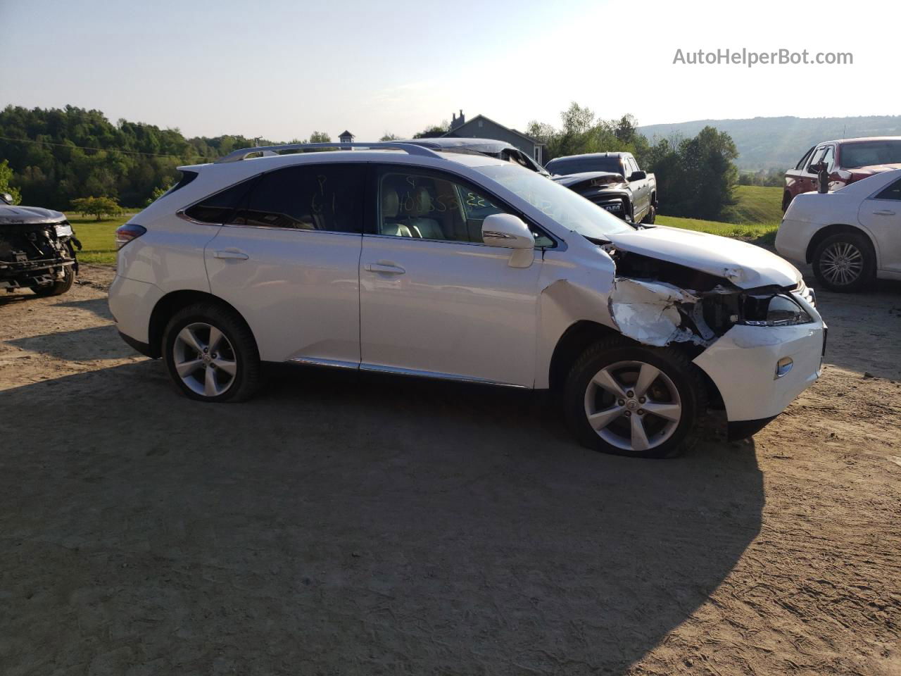 2015 Lexus Rx 350 Base White vin: 2T2BK1BA2FC322423